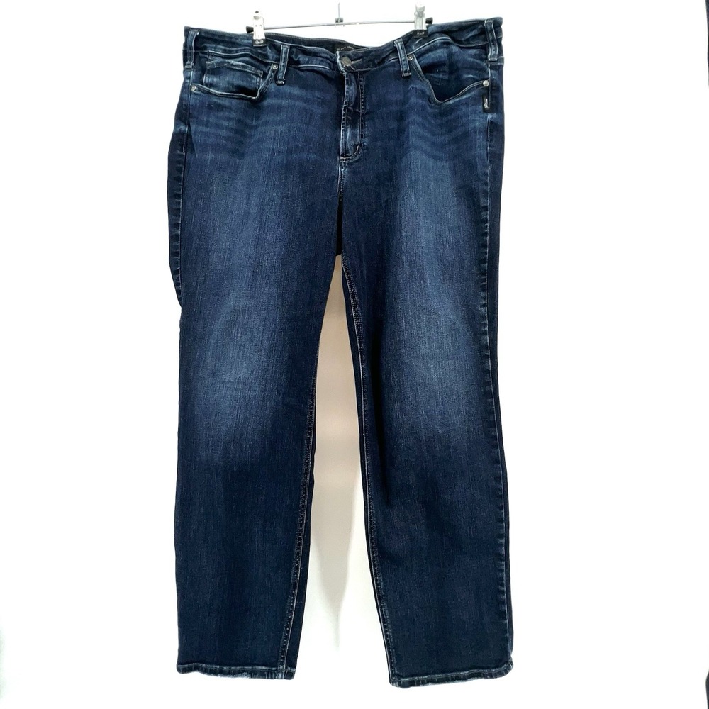 Silver Jeans Co. Women's Size 22 Suki Most Wanted Straight Jeans Stretch Denim‎